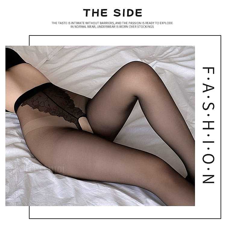 fei-mu-erotic-lingerie-bikini-open-crotch-pantyhose-stockings-black-13