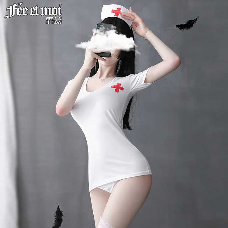 fei-mu-erotic-lingerie-sexy-backless-nurse-set-16588a-white-2