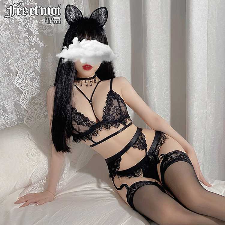 fei-mu-erotic-lingerie-lace-set-16084a-black-2