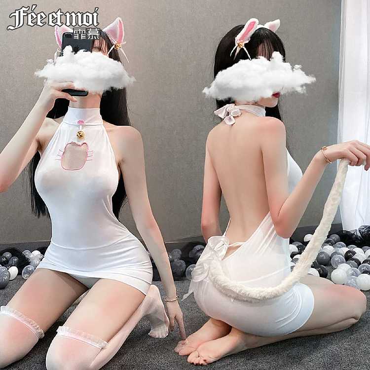 fei-mu-erotic-underwear-naughty-cute-cat-set-average-size-16588a-white-4