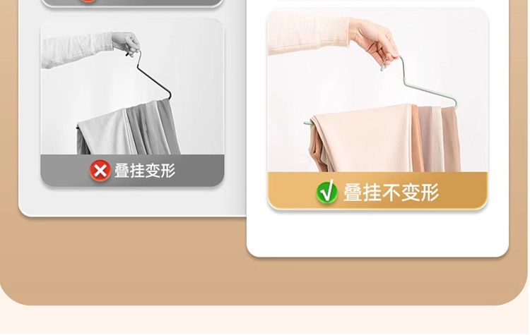 taili-goose-shape-plastic-dipped-trouser-rack-gray-green-5pcs-included-6