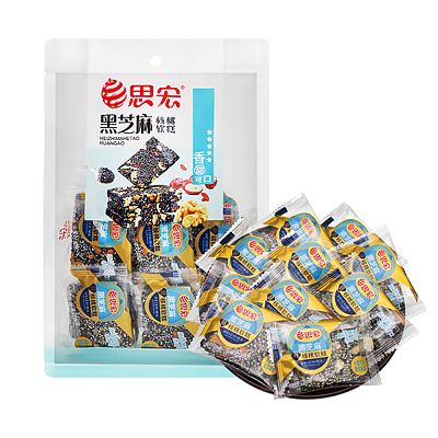 思宏 黑芝麻核桃软糕 200g