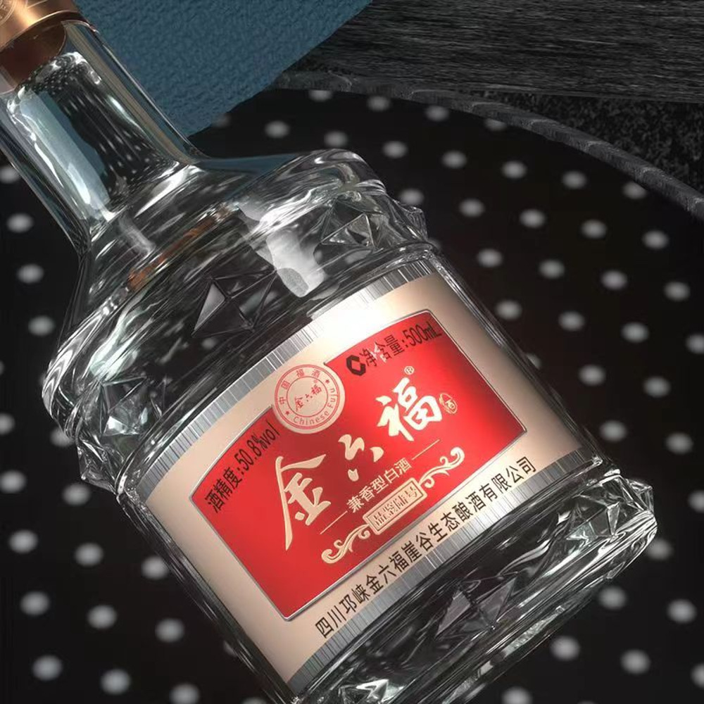 金六福品鉴陆号兼香型白酒50.8% 500ml｜悉尼华人超市送货｜UMall今日优选