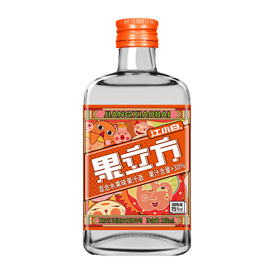 江小白 果立方 混合水果味果汁酒 15% 168ml