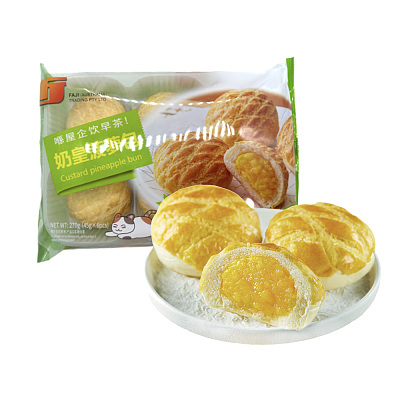 【冻】发记 奶黄菠萝包 270g
