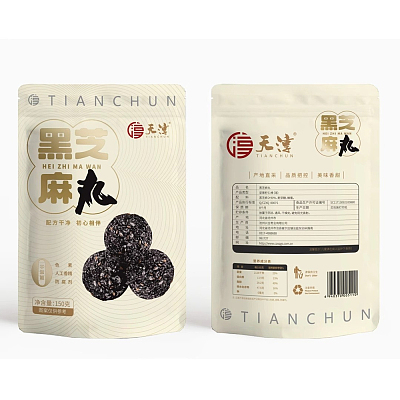 天淳 黑芝麻丸 150g