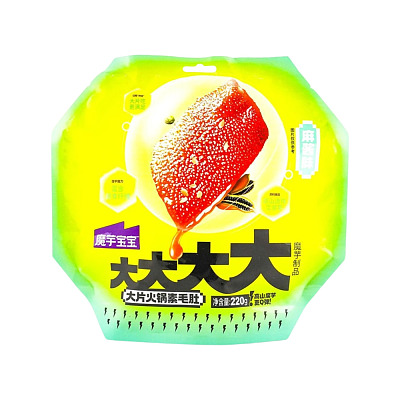 魔芋宝宝 大片火锅素毛肚 麻酱味 220g