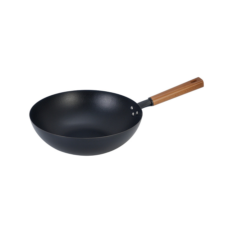 koyle-zero-coating-carbon-steel-iron-pot-32cm-open-flame-induction-cooker-universal-use-2