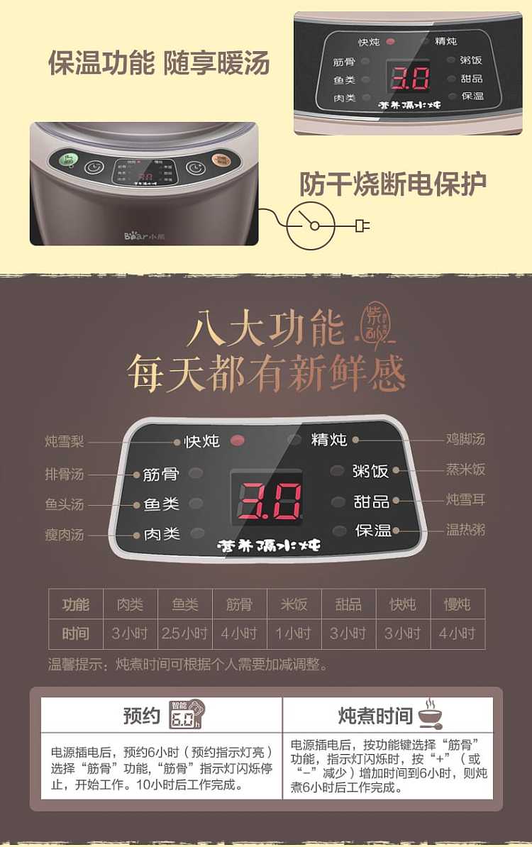 little-bear-electric-stew-pot-purple-casserole-35l-ddz-a35w8-11