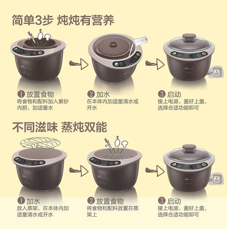 little-bear-electric-stew-pot-purple-casserole-35l-ddz-a35w8-12