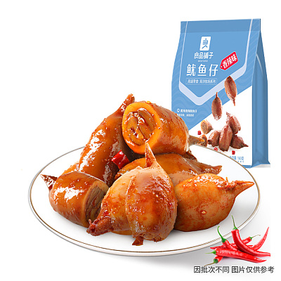 良品铺子 鱿鱼仔 香辣味 160g