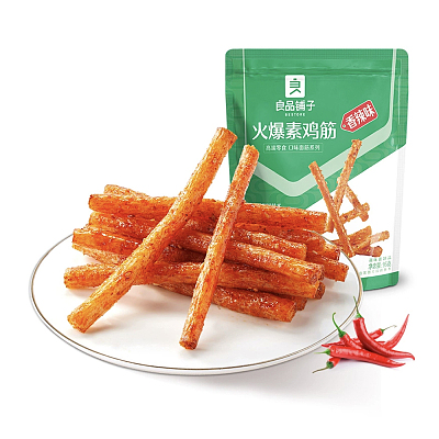 良品铺子 火爆素鸡筋 香辣味 95g