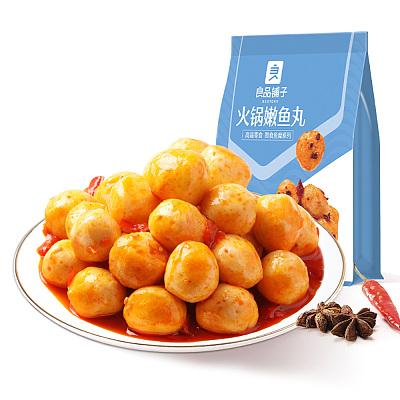 良品铺子 火锅嫩鱼丸 88g