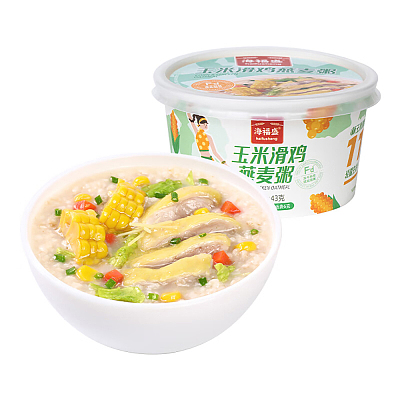 海福盛 速食粥  玉米滑鸡燕麦粥 43g