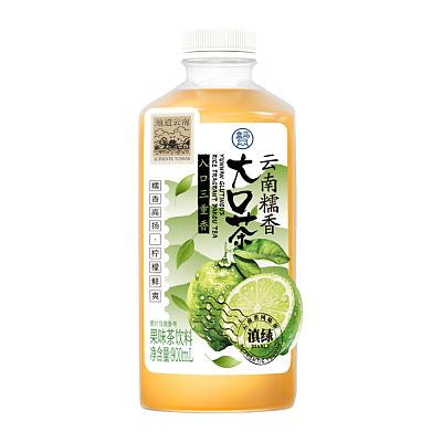 盒马 云南糯香大口茶 柠檬味 900ml