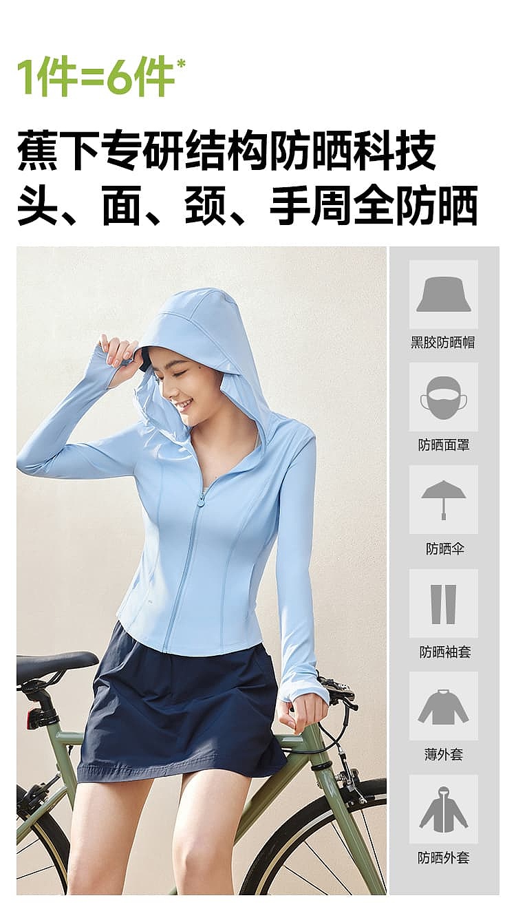 banana-womens-cool-feeling-sun-protector-standing-collar-slim-fit-yellow-size-m-9