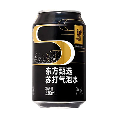 东方甄选 零卡无糖苏打气泡水 330ml