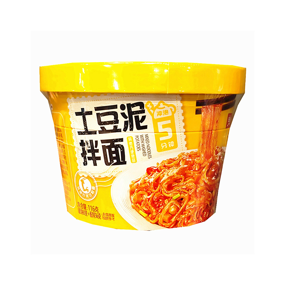 良品铺子土豆泥拌面半碗土豆泥116g｜悉尼华人超市送货｜UMall今日优选