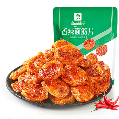 良品铺子 香辣面筋片 150g
