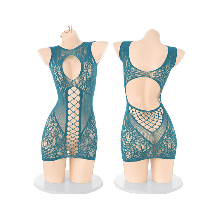 fermo-seduction-dream-cutout-sheer-skin-mesh-dress-blue-green-2