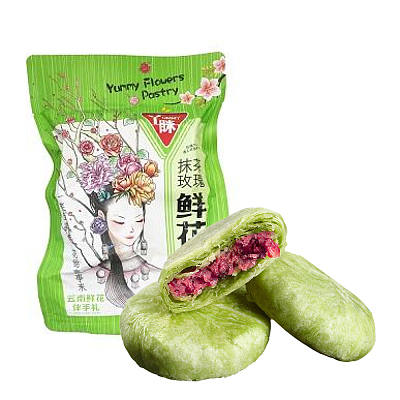 丫眯 鲜花饼玫瑰 7枚入 175g/三款可选