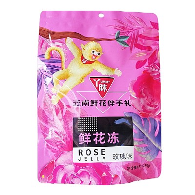 丫眯 鲜花冻 玫瑰味 260g