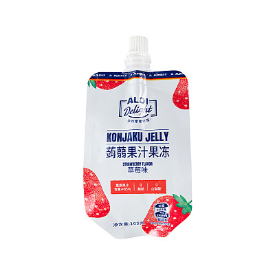 【全澳独家】奥乐齐(中国) Delight系列 蒟蒻果汁果冻 草莓味 165g