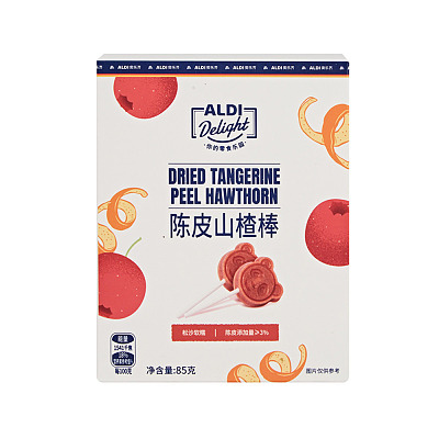 【全澳独家】奥乐齐(中国) Delight系列 陈皮山楂棒 85g