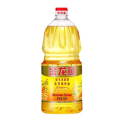 金龙鱼 食用植物调和油 花生浓香型 1.8L