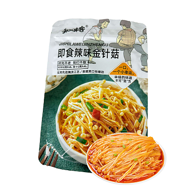 知味客 即食金针菇 辣味 120g