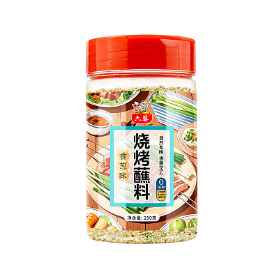 六婆 烧烤蘸料 香葱味 瓶装 250g