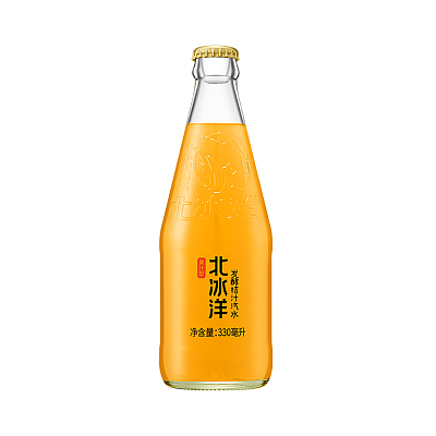 北冰洋 发酵桔汁汽水 玻璃瓶装 330ml