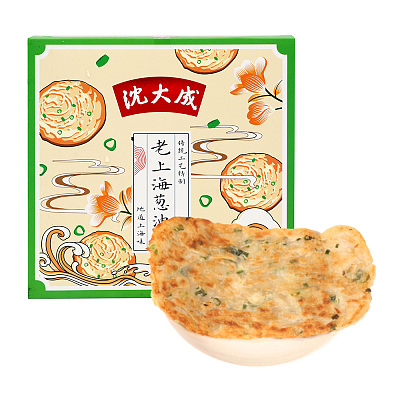 【冻】沈大成 老上海葱油饼 4个入 320g