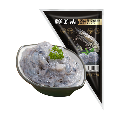 【冻】鲜美来 黑虎虾皇虾滑 150g