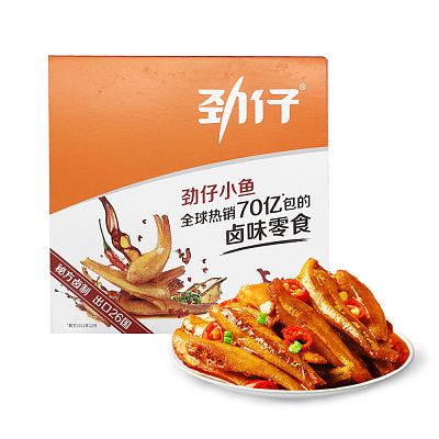 劲仔 小鱼 麻辣味 12小袋入 144g