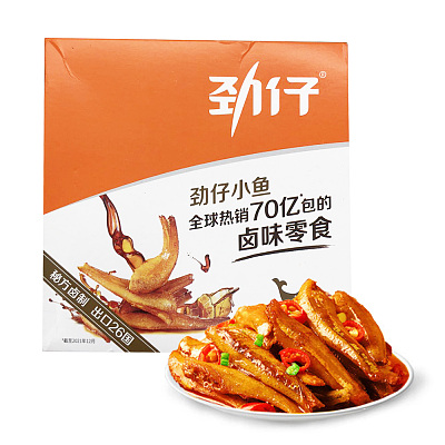 劲仔 小鱼 糖醋味 12小袋入 144g