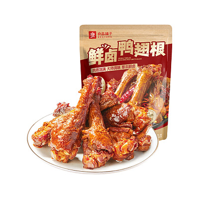 良品铺子 鲜卤鸭翅根 75g