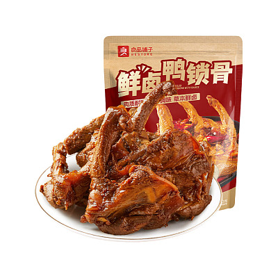 良品铺子 鲜卤鸭锁骨 100g