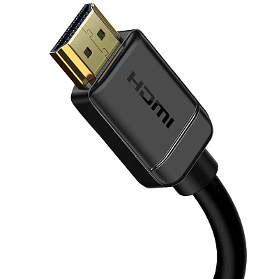 倍思 高清系列 HDMI转HDMI 高清同屏转换线 1m 黑色