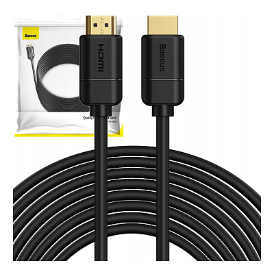 倍思 高清系列 HDMI转HDMI 高清同屏转换线 5m 黑色