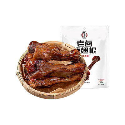 钱家香 老卤烤翅根 鸭翅根 168g