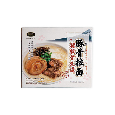 【全澳独家】山姆专供 良工坊 猪软骨叉烧豚骨拉面 6包入 1.5144kg