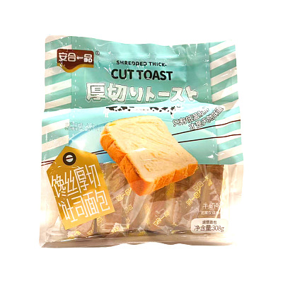 安合一品 馋丝厚切吐司面包 牛奶味 308g