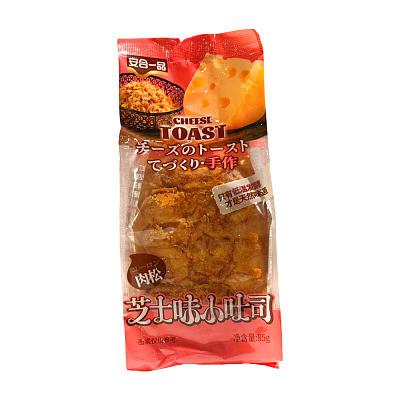安合一品 肉松小吐司 芝士味 85g