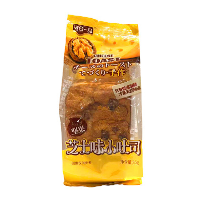 安合一品 坚果小吐司 芝士味 85g