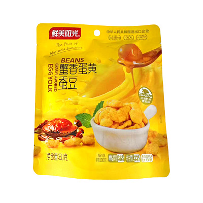 鲜美阳光 蚕豆 蟹香蛋黄味 60g