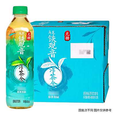 【整箱】淳茶舍 无糖铁观音乌龙 480ml*12瓶/箱