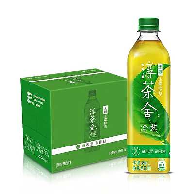 【整箱】淳茶舍 无糖玉露绿茶 480ml*12瓶/箱