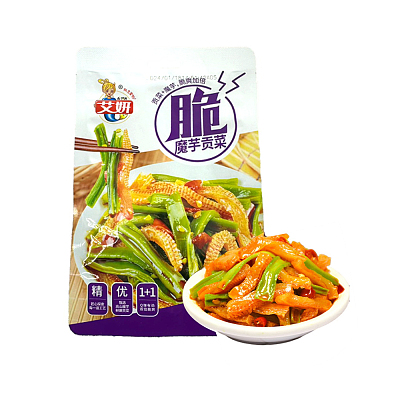 艾妍 魔芋贡菜 酸辣味 80g