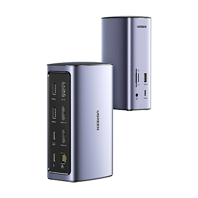 绿联 CM555 USB-C 多功能扩展坞 Pro 12 合 1